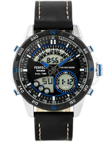 PERFECT - A8009 (zp258b) - silver/blue na Arena.pl