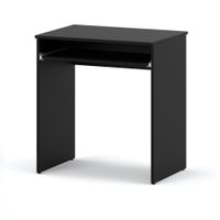 Biurko Małe Czarne Mat 68cm Komputerowe Szkolne Nowoczesne Loft Klawiatura