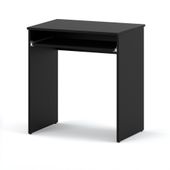 Biurko Małe Czarne Mat 68cm Komputerowe Szkolne Nowoczesne Loft Klawiatura