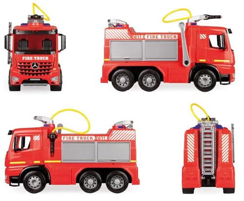 STRAŻ POŻARNA LENA Z DRABINĄ MAXI, PSIKA WODĄ na Arena.pl