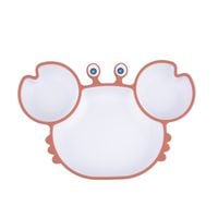 Talerz krab ceglasto-biały GILIGUMS