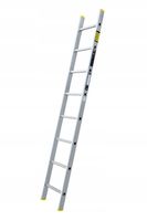 Drabina aluminiowa 1x8 Bayersystem przystawna 150kg