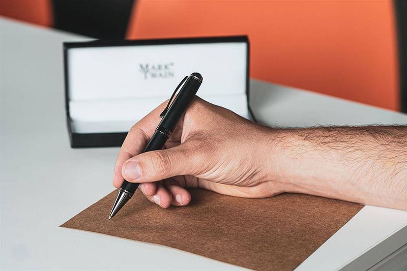 Długopis metalowy Mark Twain zdjęcie 4