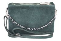 Barberini's - listonoszka zamszowa - Zielona ciemna