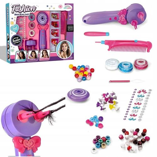 Zaplatarka do włosów zaplatacz studio fryzjerskie maszynka do warkoczyków na Arena.pl