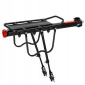 BAGAŻNIK ROWEROWY TYLNY ALUMINIUM Wytrzymały 50KG UNIWERSALNY XL ALUMINIOWY