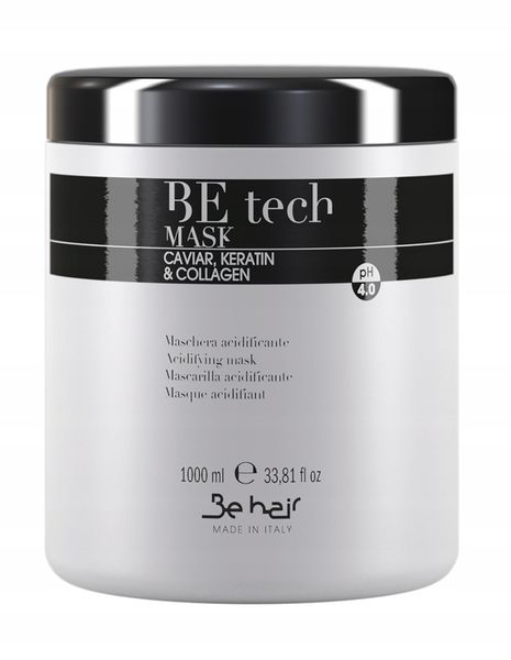 BE HAIR BE TECH Maska do włosów zakwaszająca - 1000ml zdjęcie 2