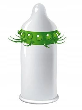 Egzo Bee's Knees Wypustki Prezerwatywa Stymulacja Potęgująca 1szt zdjęcie 3