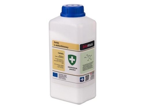 Kwas L-askorbinowy Witamina C 1kg BIOMUS na Arena.pl