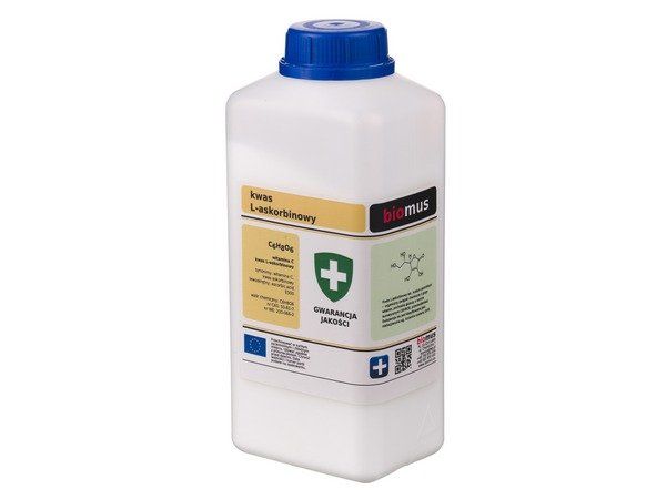 Kwas L-askorbinowy Witamina C 1kg BIOMUS zdjęcie 1