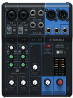 2X MIKSER ANALOGOWY YAMAHA MG06 6 KANAŁÓW ZT41530 BLACK CZARNY