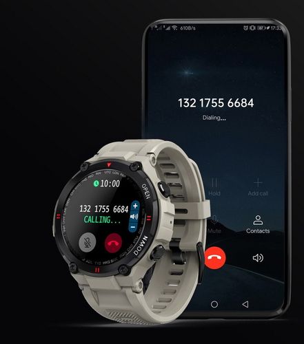 WOJSKOWY ZEGAREK SMARTWATCH PULSOMETR ROZMOWY POLSKIE MENU MOCNA BATERIA na Arena.pl