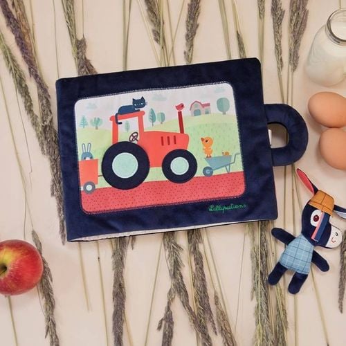 LILLIPUTIENS Miękka książeczka aktywizująca "Osiołek Ignace na farmie" 18 m+ na Arena.pl