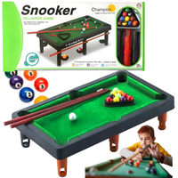 MINI STÓŁ BILARDOWY GRA ZESTAW DLA DZIECI SNOOKER