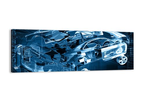 Obraz Na Płótnie - Samochód Prototyp - 140X50 Cm - Ab140X50-2615 na Arena.pl