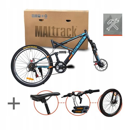 ROWER GÓRSKI MTB SHIMANO Amortyzatory 26'' BIDON BŁOTNIKI 18 BIEGÓW na Arena.pl