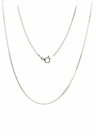 Łańcuszek srebrny simple 50 cm SREBRO 925 DAMSKI delikatny zdjęcie 1