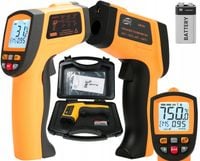 PIROMETR TERMOMETR LASEROWY BEZDOTYKOWY NA PODCZERWIEŃ EMISYJNOŚĆ -50 +750°