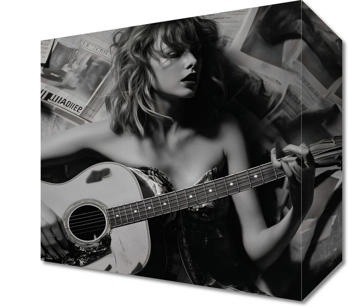 Obraz 20x20cm Młoda Gitarzystka zdjęcie 1