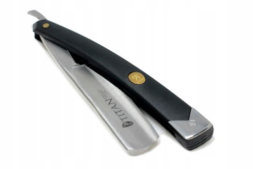 Brzytwa tradycyjna klasyczna do golenia TITAN 251 + PAS i ETUI stal ACRM na Arena.pl