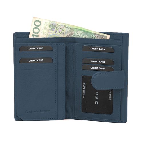 portfel damski matte - granatowy na Arena.pl