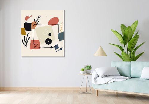 Obraz 90x100cm Abstrakcyjny Dialog na Arena.pl