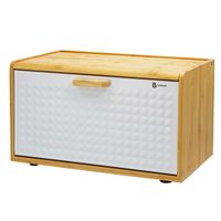 chlebak pojemnik na pieczywo bambusowy dwustronny 4257