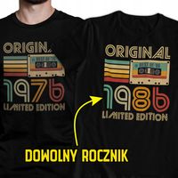 Koszulka na 20 30 40 50 60 Urodziny, Prezent Personalizowana Kaseta