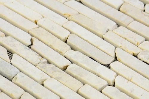 Mozaika marmurowa Garth na siatce kremowa 1 m2 na Arena.pl