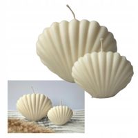 Świeca sojowa wolnostojąca dekoracyjna muszle na prezent naturalna handmade