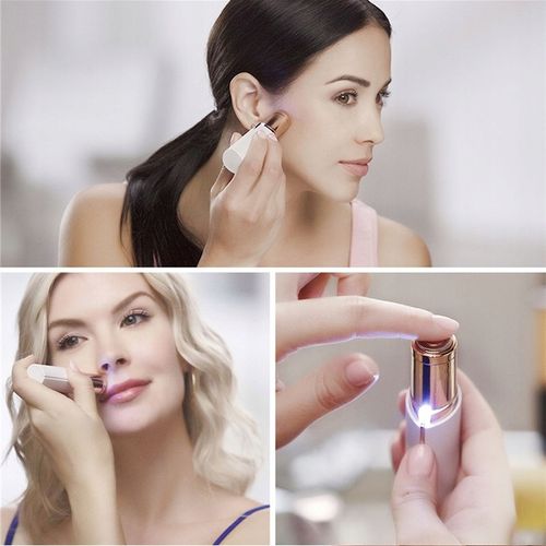 DYSKRETNA GOLARKA DO TWARZY DEPILATOR DAMSKI DEPILACJA TRYMER MINI na Arena.pl