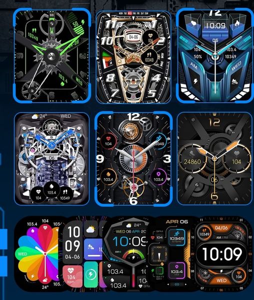 CUBOT X1 AMOLED SMARTWATCH ZEGAREK BAROMETR PULS ROZMOWY TEL 100 DNI zdjęcie 13