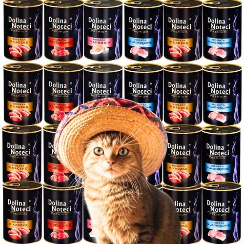 Dolina Noteci dla kota karma mokra puszka KOT mix 4 smaków bez zbóż na Arena.pl