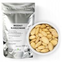 MIGDAŁY BLANSZOWANE naturalne całe orzechy 1kg