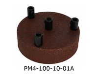 Podsufitka metalowa 4 otwory 100mm rdza naturalna + czarny