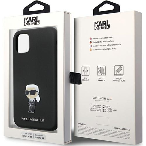 Etui Karl Lagerfeld do iPhone 11, iPhone XR, Czarny na Arena.pl