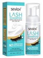 Szampon w Piance do Mycia Rzęs Sztucznych 50ml+ Gratis Pędzelek Szczoteczka