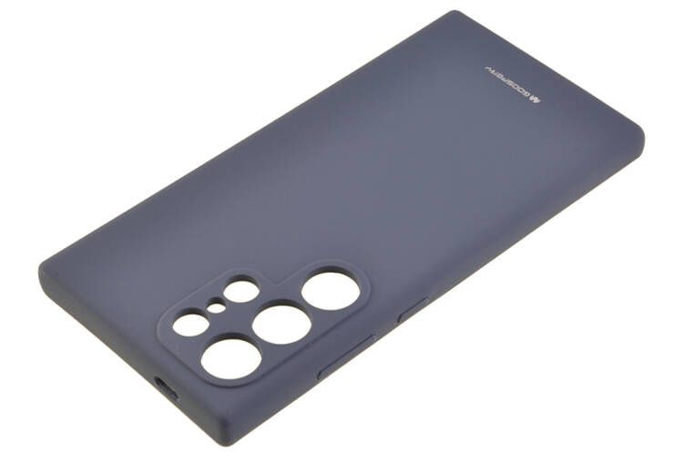 Etui Mercury Goospery Silicone do Samsung Galaxy S24 Ultra granatowy zdjęcie 2