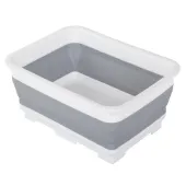 Miska 9 litrów pojemnik składana silikonowa do mycia i krojenia warzyw