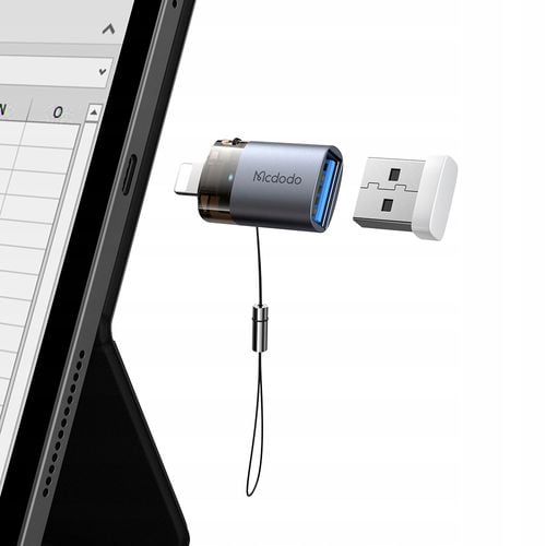 mcdodo adapter przejściówka usb-a 3.0 do lightning iphone ipad 3a otg led na Arena.pl