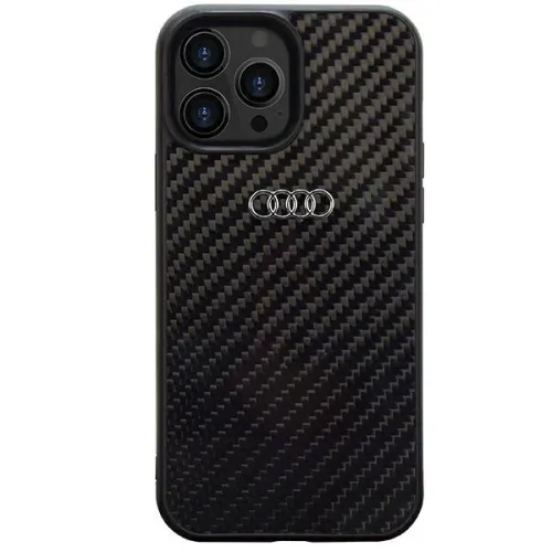 Etui Audi Carbon Fiber na iPhone 13 Pro Max - czarne na Arena.pl