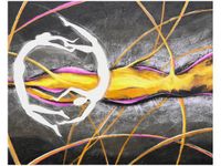 40X50CM WIRUJĄCE POSTACIE OBRAZ