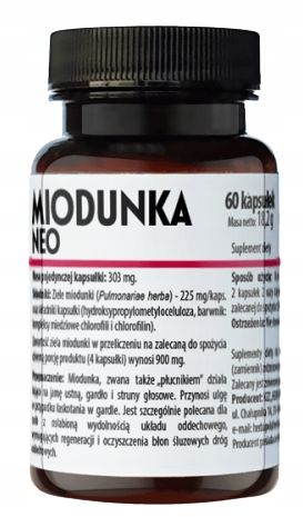 Miodunka NEO 60 kapsułek Herbapol Kraków zdjęcie 1