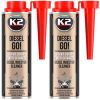 2x Płyn do czyszczenia wtrysków środek preparat dodatek K2 DIESEL GO 250ml