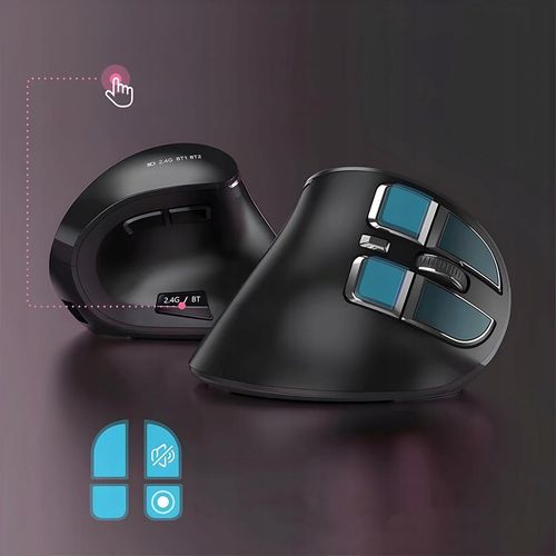 Myszka wertykalna RENEW FORCE pionowa MYSZ bezprzewodowa WiFi Bluetooth PRO na Arena.pl