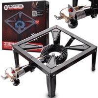 Taboret Gazowy Żeliwny 40x40 7,5kW Termopara Kuchenka Gazowa Włoska Marka