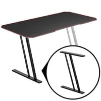 Stelaż nogi do biurka gamingowego Z, Czarny mat, H 73 cm