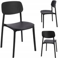 krzesło lara czarne