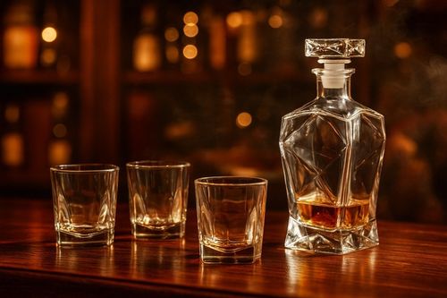 KARAFKA 6 SZKLANEK Z GRAWEREM DO WHISKY PREZENT na Arena.pl