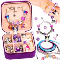 ZESTAW KUROMI KORALI KIELEMENTY ROBIENIE BRANSOLETEK BIŻUTERII CHARMS